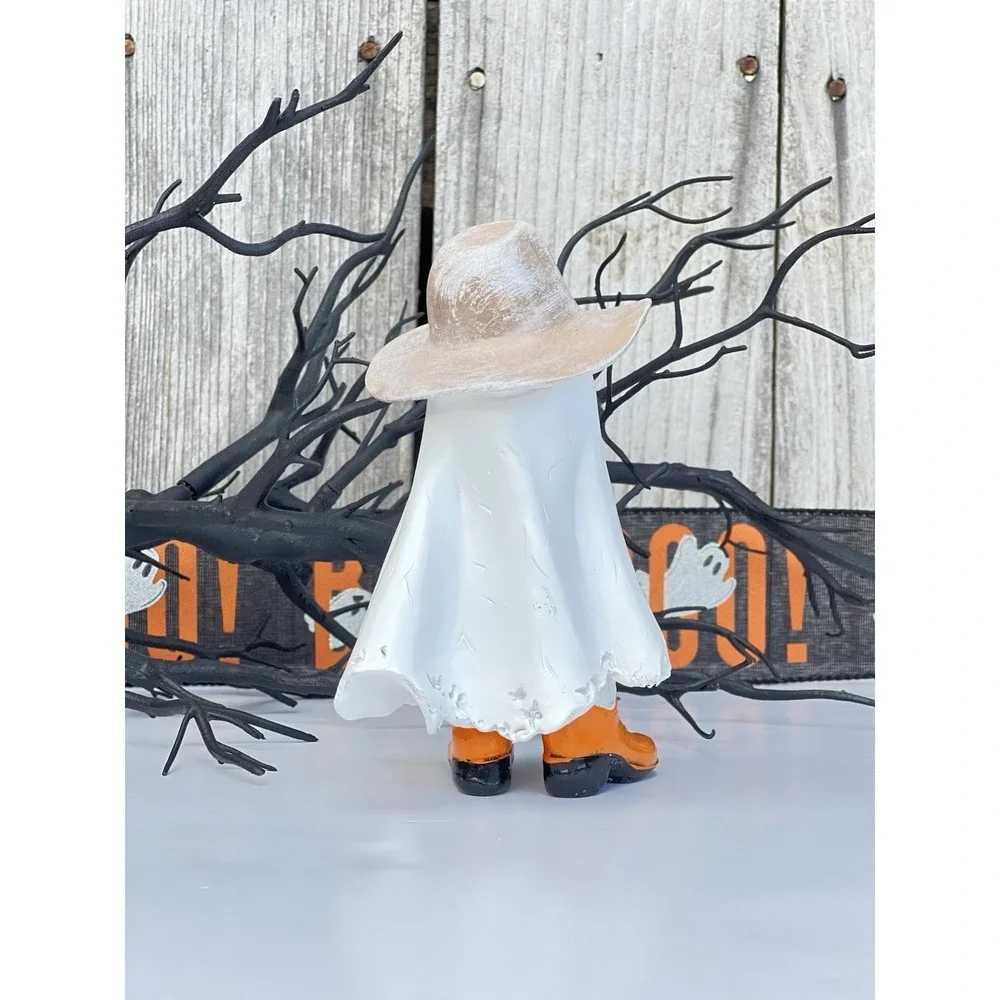 Cowboy Ghost Statue Display Ornaments Resin Handicrafts Halloween Figure 6 in